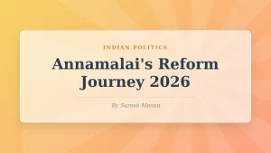 The Evolution of K. Annamalai: From IPS Officer to Political Reformer (2026)